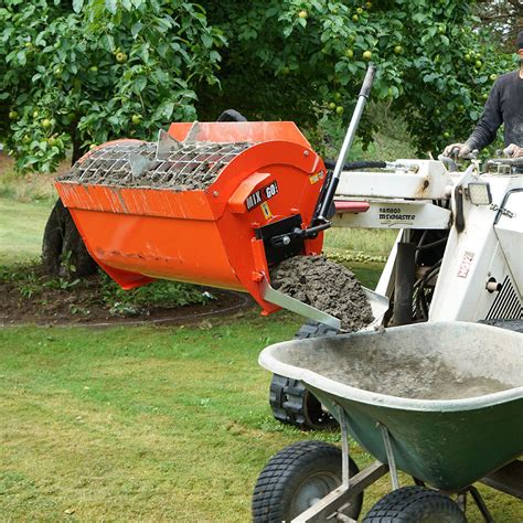 concrete mixer for skid steer|skid steer mounted cement mixer.